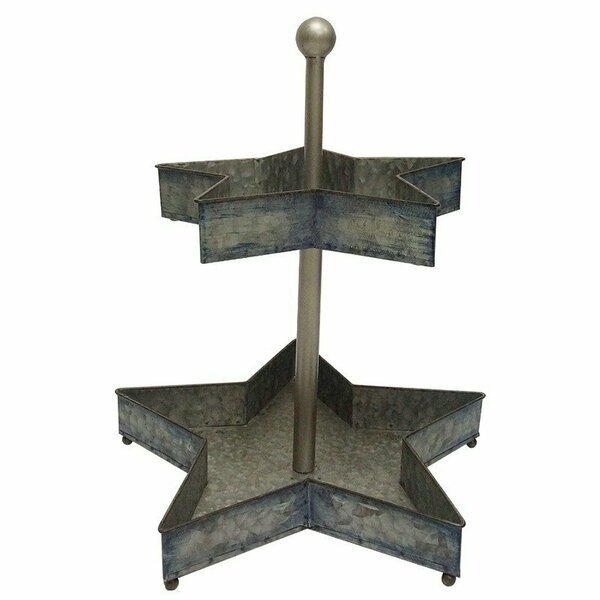 STAR TRAY 2TIER METAL, Celebrations, Mfr#: XGM80330R